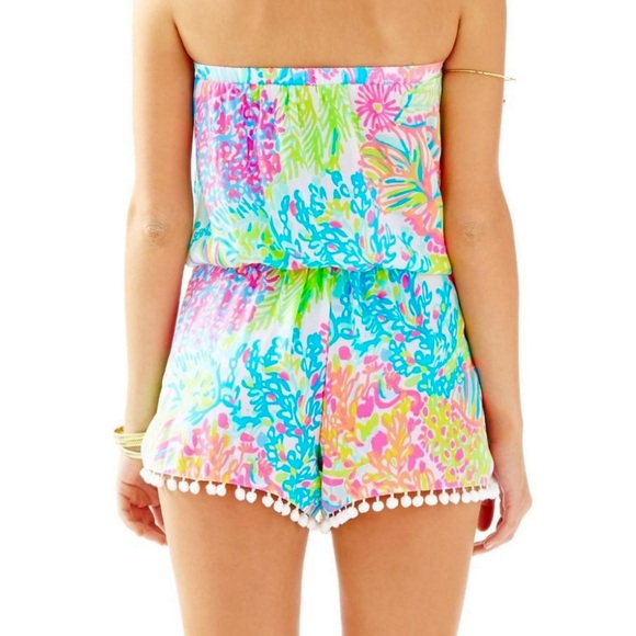 Lilly Pulitzer Daisy Floral Romper - Picture 2 of 4